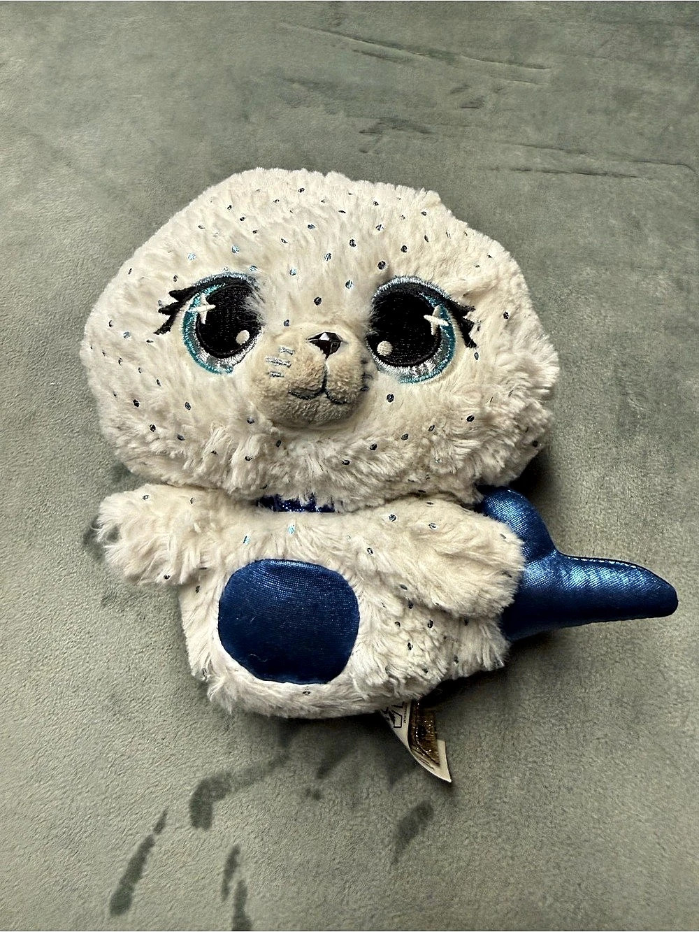 GUND P.Lushes Pets Lucille Warf Seal Plush White & Blue